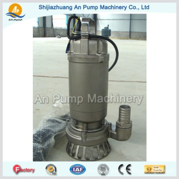 Stainless steel submersible sewage water pump with square flange